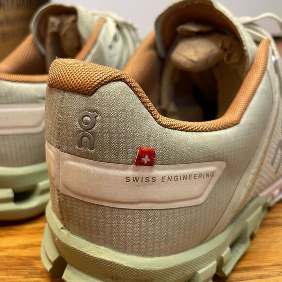 On Running Cloudflow Road Running Shoe Aloe Green Mesh Upper Athletic Sneaker 9. - Picture 12 of 12